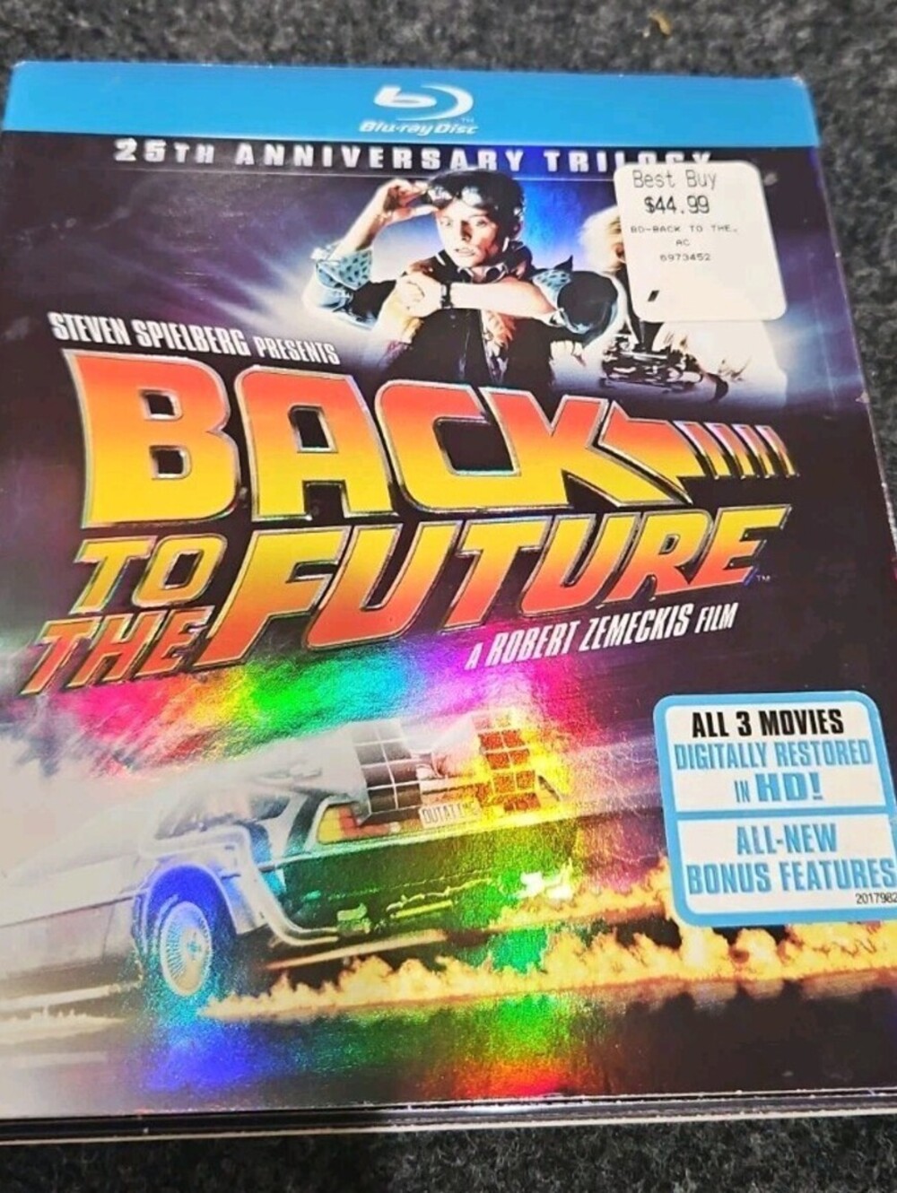 Back to the Future: 25th Anniversary Trilogy Blu-ray Disc 2011 3-Disc Set Movies